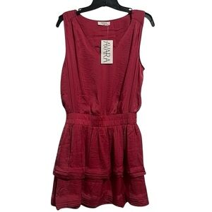 Avara Women's Mini Dress in Red Valentines outfit pink nwt new designer